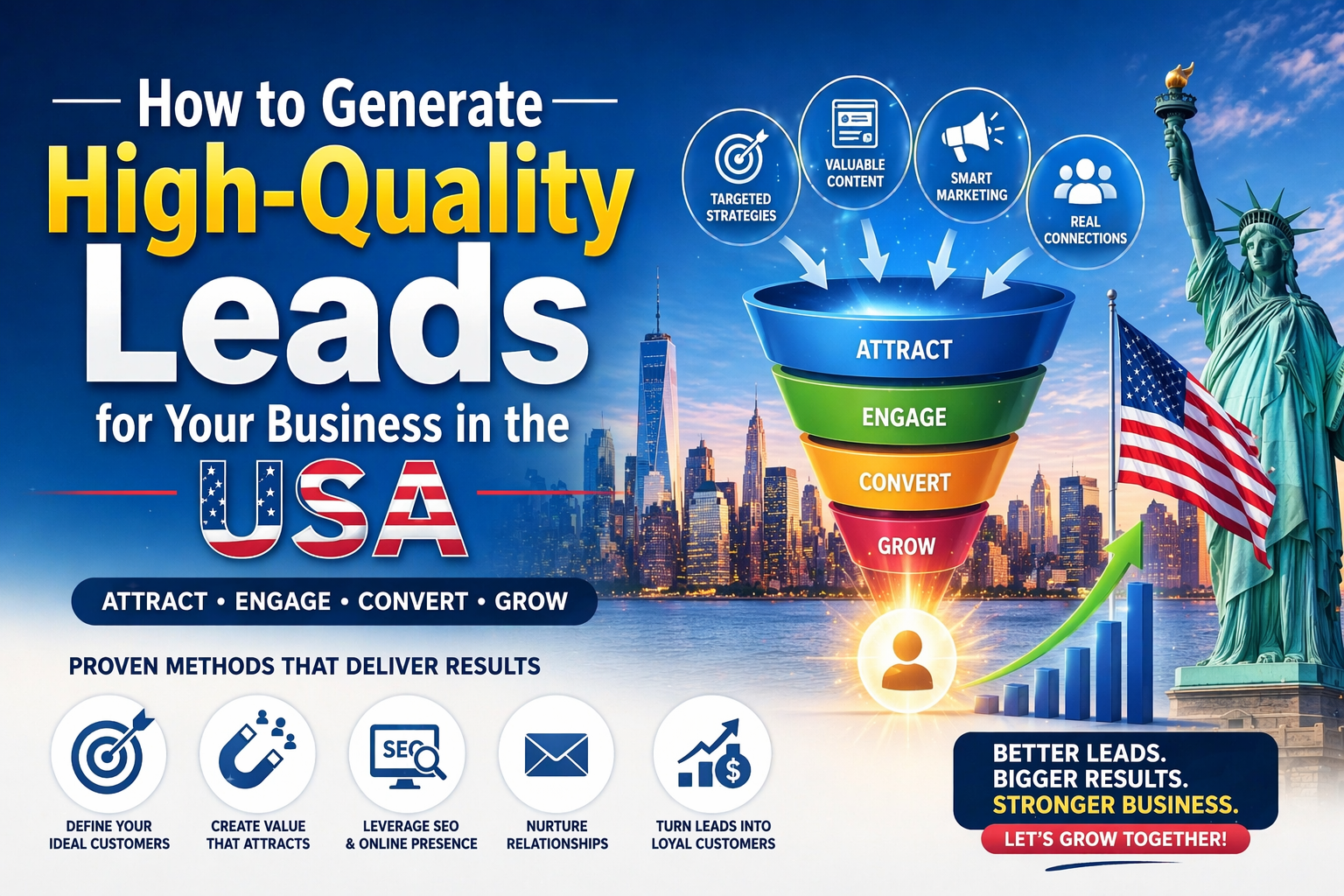 How to Generate High-Quality Leads for Your Business in the USA
