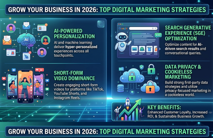 Top Digital Marketing Strategies to Grow Your Business in 2026